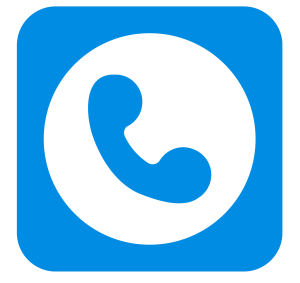 dial phone flat rectangle blue_4478675